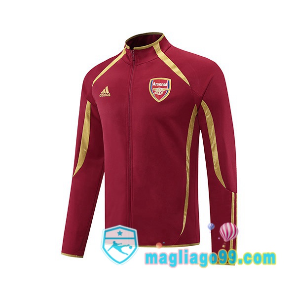 Magliago - Passione Maglie Thai Affidabili Basso Costo Online Shop | Giacca Calcio Arsenal Rosso 2021/2022