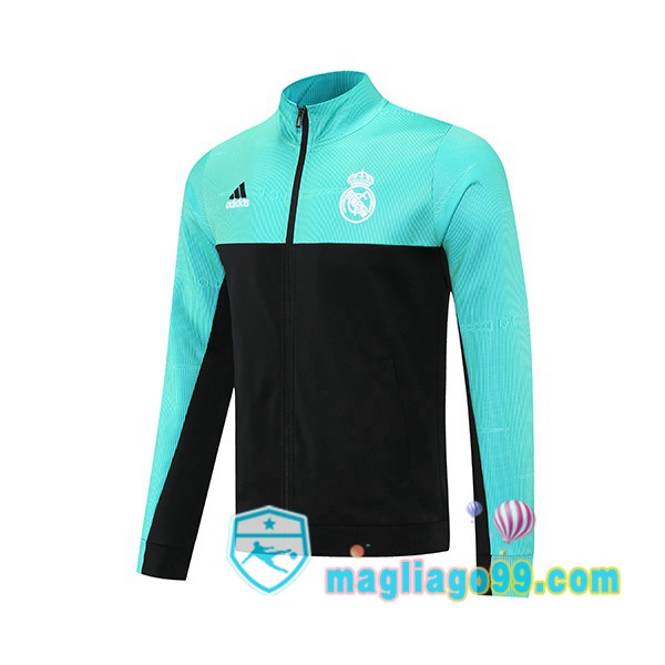 Magliago - Passione Maglie Thai Affidabili Basso Costo Online Shop | Giacca Calcio Real Madrid Verde 2021/2022