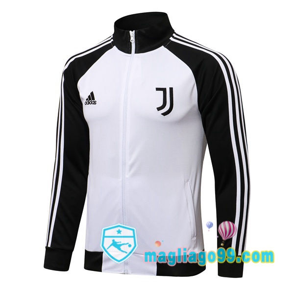 Magliago - Passione Maglie Thai Affidabili Basso Costo Online Shop | Giacca Calcio Juventus Bianco Nero 2021/2022