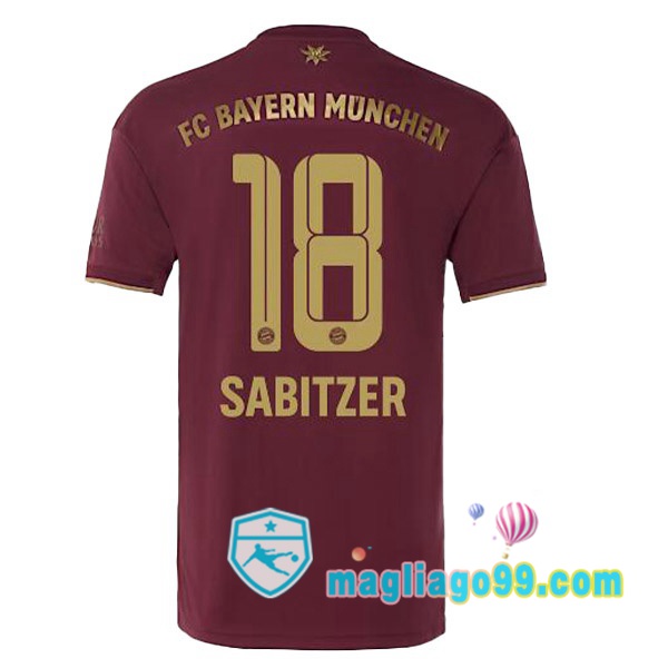 Magliago - Passione Maglie Thai Affidabili Basso Costo Online Shop | Maglia Bayern Monaco (Sabitzer 18) Edition speciale Rosso 2022/2023