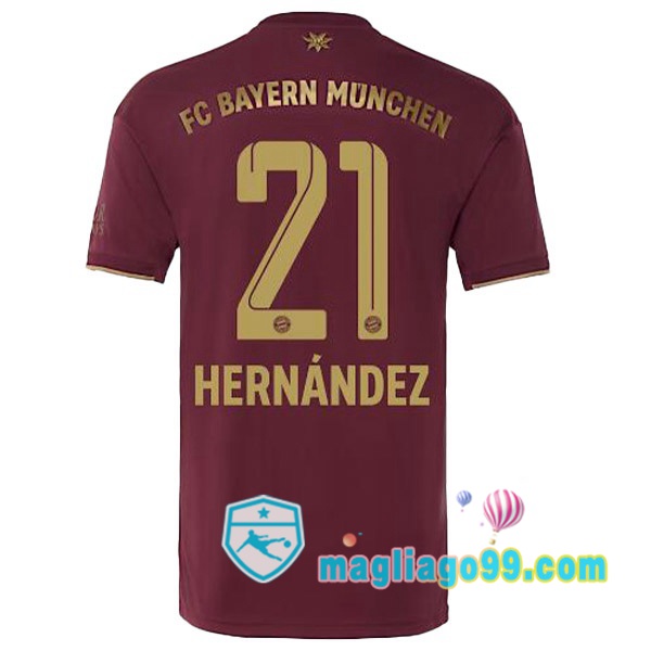 Magliago - Passione Maglie Thai Affidabili Basso Costo Online Shop | Maglia Bayern Monaco (Hernández 21) Edition speciale Rosso 2022/2023