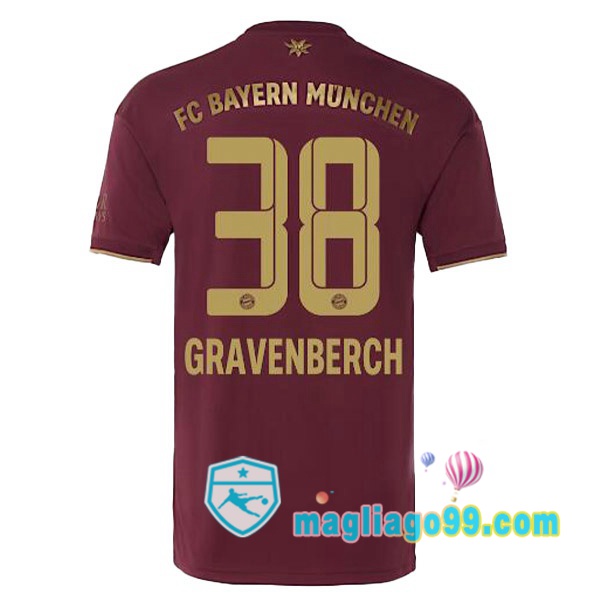 Magliago - Passione Maglie Thai Affidabili Basso Costo Online Shop | Maglia Bayern Monaco (Gravenberch 38) Edition speciale Rosso 2022/2023