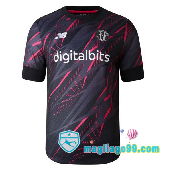Magliago - Passione Maglie Thai Affidabili Basso Costo Online Shop | Maglia AS Roma Terza Nero 2022/2023