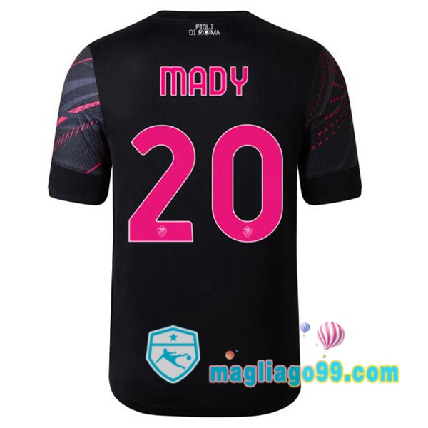 Magliago - Passione Maglie Thai Affidabili Basso Costo Online Shop | Maglia AS Roma (MADY 20) Terza Nero 2022/2023