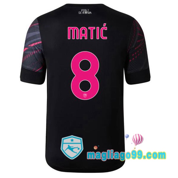 Magliago - Passione Maglie Thai Affidabili Basso Costo Online Shop | Maglia AS Roma (MATIĆ 8) Terza Nero 2022/2023