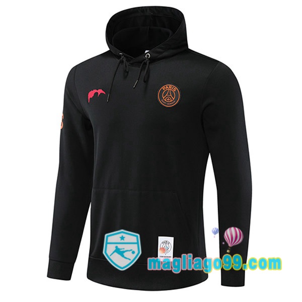 Magliago - Passione Maglie Thai Affidabili Basso Costo Online Shop | Felpa Con Cappuccio Paris PSG Nero 2022/2023