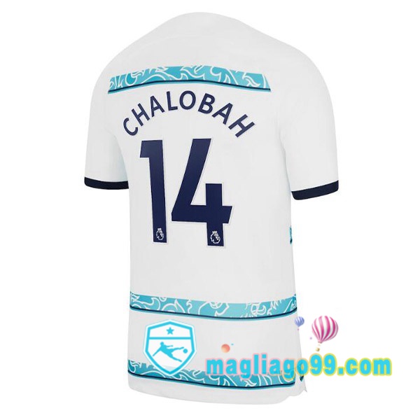 Magliago - Passione Maglie Thai Affidabili Basso Costo Online Shop | Maglia FC Chelsea (CHALOBAH 14) Seconda Bianco 2022/2023