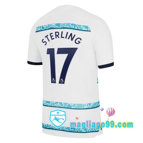 Magliago - Passione Maglie Thai Affidabili Basso Costo Online Shop | Maglia FC Chelsea (STERLING 17) Seconda Bianco 2022/2023