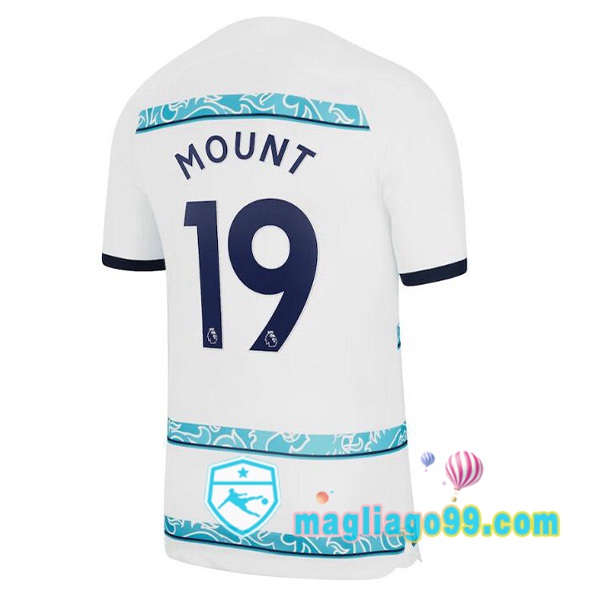 Magliago - Passione Maglie Thai Affidabili Basso Costo Online Shop | Maglia FC Chelsea (MOUNT 19) Seconda Bianco 2022/2023
