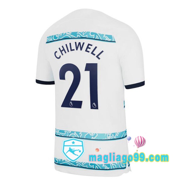 Magliago - Passione Maglie Thai Affidabili Basso Costo Online Shop | Maglia FC Chelsea (CHILWELL 21) Seconda Bianco 2022/2023
