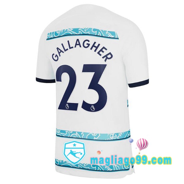 Magliago - Passione Maglie Thai Affidabili Basso Costo Online Shop | Maglia FC Chelsea (GALLAGHER 23) Seconda Bianco 2022/2023