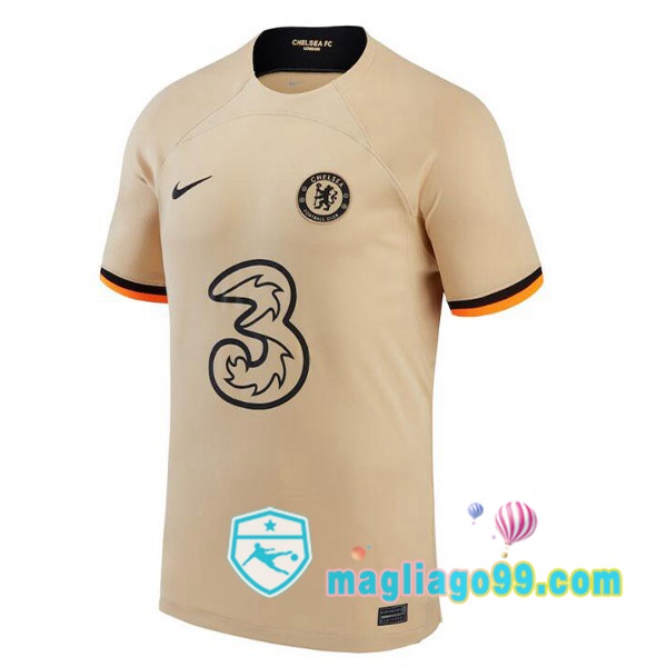 Magliago - Passione Maglie Thai Affidabili Basso Costo Online Shop | Maglia FC Chelsea Terza Marrone 2022/2023