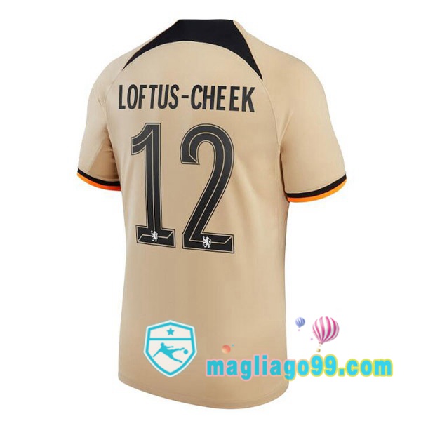 Magliago - Passione Maglie Thai Affidabili Basso Costo Online Shop | Maglia FC Chelsea (LOFTUS-CHEEK 12) Terza Marrone 2022/2023