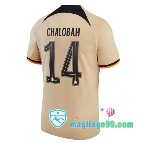 Magliago - Passione Maglie Thai Affidabili Basso Costo Online Shop | Maglia FC Chelsea (CHALOBAH 14) Terza Marrone 2022/2023