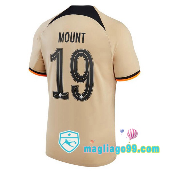 Magliago - Passione Maglie Thai Affidabili Basso Costo Online Shop | Maglia FC Chelsea (MOUNT 19) Terza Marrone 2022/2023