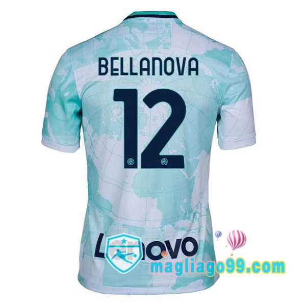 Magliago - Passione Maglie Thai Affidabili Basso Costo Online Shop | Maglia Inter Milan (BELLANOVA 12) Seconda Bianco Verde 2022/2023