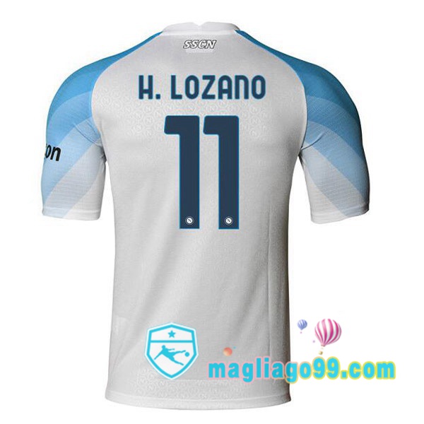 Magliago - Passione Maglie Thai Affidabili Basso Costo Online Shop | Maglia SSC Napoli (H. Lozano 11) Prima Bianco 2022/2023