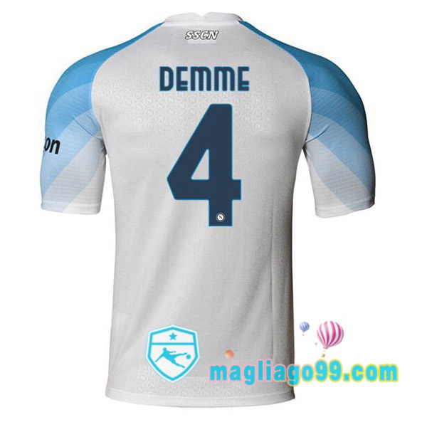 Magliago - Passione Maglie Thai Affidabili Basso Costo Online Shop | Maglia SSC Napoli (Demme 4) Prima Bianco 2022/2023