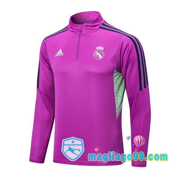 Magliago - Passione Maglie Thai Affidabili Basso Costo Online Shop | Felpa Calcio Real Madrid Porpora 2022/2023
