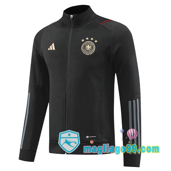 Magliago - Passione Maglie Thai Affidabili Basso Costo Online Shop | Giacca Calcio Germania Nero 2022/2023