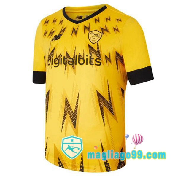 Magliago - Passione Maglie Thai Affidabili Basso Costo Online Shop | Maglia AS Roma eSport Giallo 2022/2023