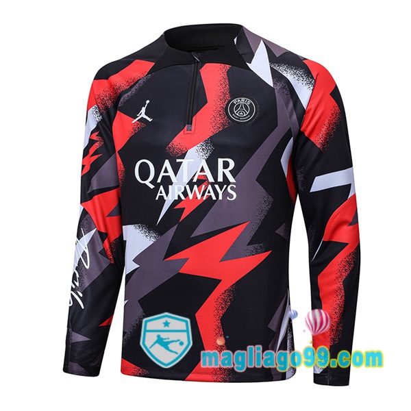 Magliago - Passione Maglie Thai Affidabili Basso Costo Online Shop | Felpa Calcio FC Barcellona Rosso Grigio 2022/2023