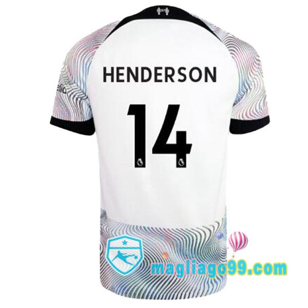 Magliago - Passione Maglie Thai Affidabili Basso Costo Online Shop | Maglia FC Liverpool (HENDERSON 14) Seconda Bianco 2022/2023