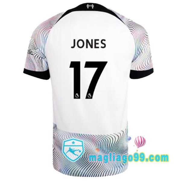 Magliago - Passione Maglie Thai Affidabili Basso Costo Online Shop | Maglia FC Liverpool (JONES 17) Seconda Bianco 2022/2023