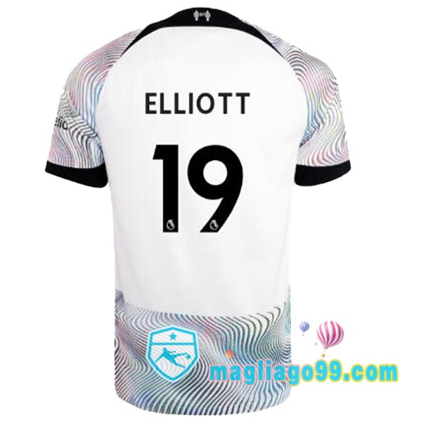 Magliago - Passione Maglie Thai Affidabili Basso Costo Online Shop | Maglia FC Liverpool (ELLIOTT 19) Seconda Bianco 2022/2023