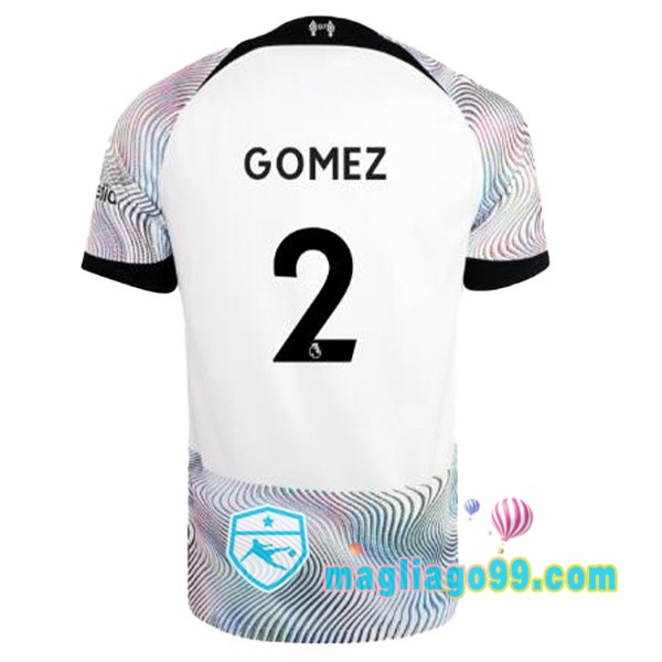 Magliago - Passione Maglie Thai Affidabili Basso Costo Online Shop | Maglia FC Liverpool (GOMEZ 2) Seconda Bianco 2022/2023