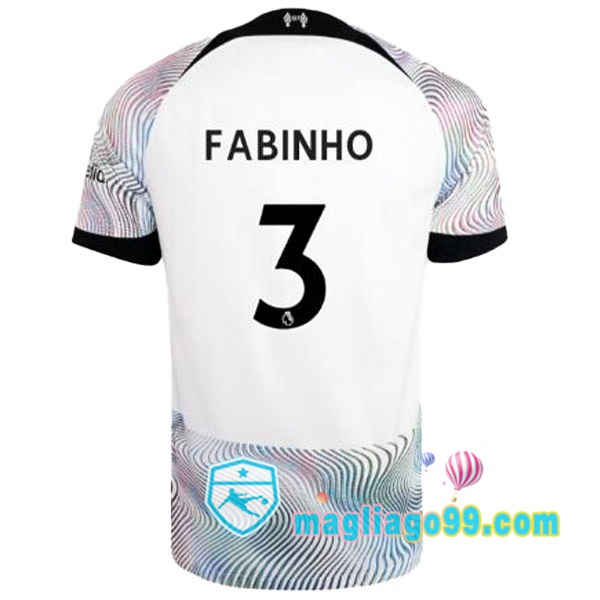 Magliago - Passione Maglie Thai Affidabili Basso Costo Online Shop | Maglia FC Liverpool (FABINHO 3) Seconda Bianco 2022/2023