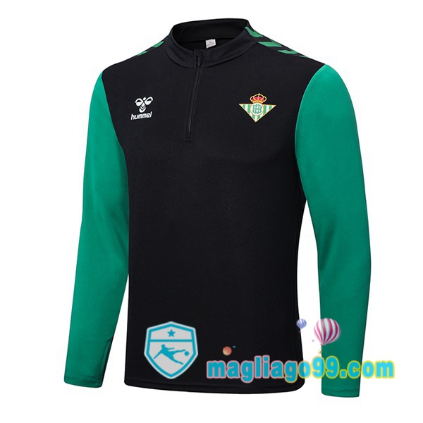 Magliago - Passione Maglie Thai Affidabili Basso Costo Online Shop | Felpa Calcio Real Betis Nero Verde 2022/2023