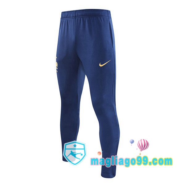 Magliago - Passione Maglie Thai Affidabili Basso Costo Online Shop | Pantaloni Da Allenamento Francia Blu 2022/2023