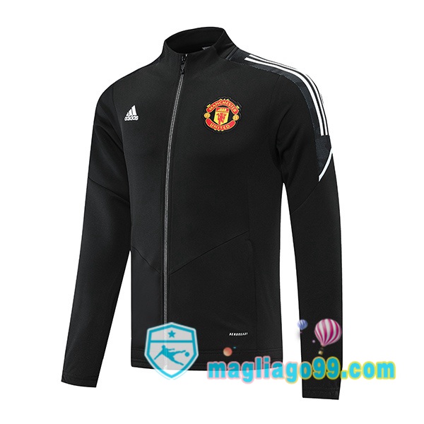Magliago - Passione Maglie Thai Affidabili Basso Costo Online Shop | Giacca Calcio Manchester United Nero 2021/2022