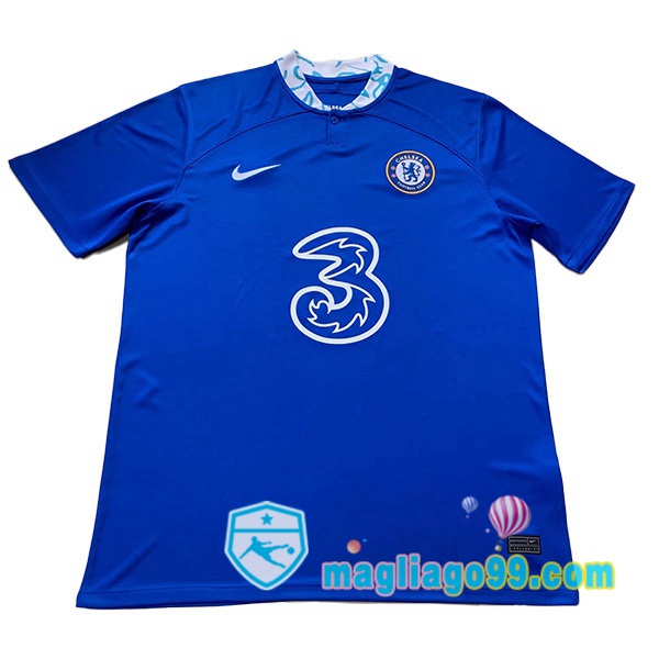 Magliago - Passione Maglie Thai Affidabili Basso Costo Online Shop | Maglia Calcio FC Chelsea Prima Versione Trapelata Blu 2022/2023