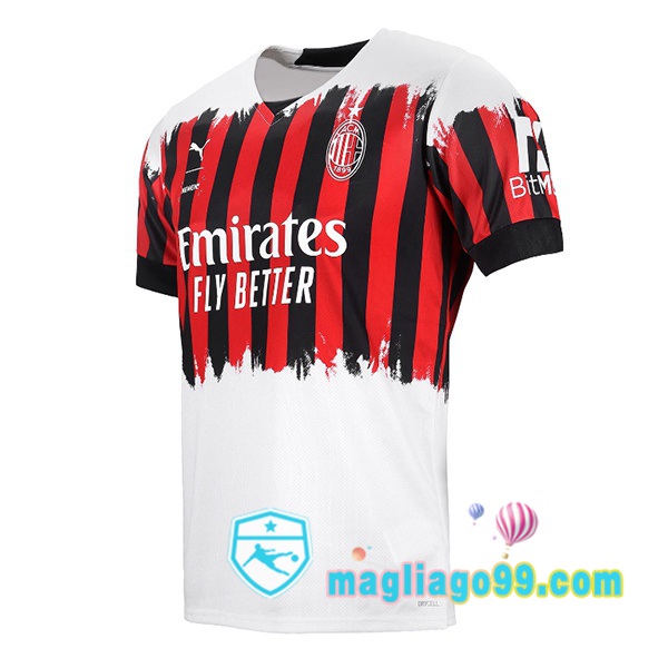 Magliago - Passione Maglie Thai Affidabili Basso Costo Online Shop | Maglia Calcio AC Milan Quattro Rosso Bianco 2021/2022