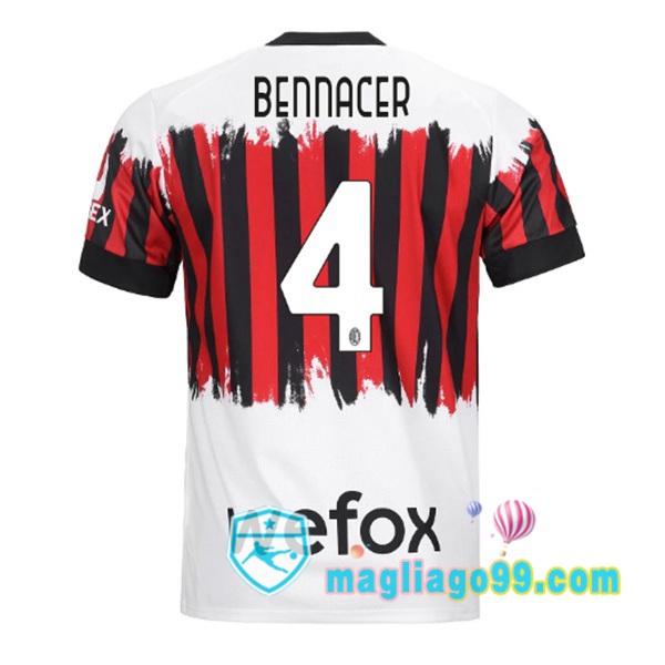 Magliago - Passione Maglie Thai Affidabili Basso Costo Online Shop | Maglia Calcio AC Milan (BENNACER 4) Quattro 2021/2022