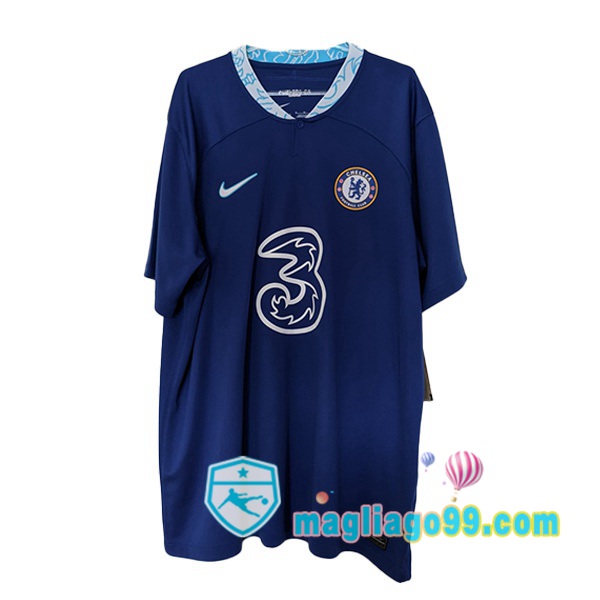 Magliago - Passione Maglie Thai Affidabili Basso Costo Online Shop | Maglia Calcio FC Chelsea Prima Versione Trapelata Blu 2022/2023
