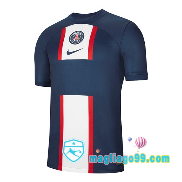 Magliago - Passione Maglie Thai Affidabili Basso Costo Online Shop | Maglia Calcio Paris PSG Prima Versione Trapelata Blu Royal 2022/2023