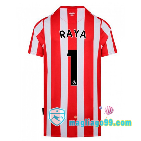 Magliago - Passione Maglie Thai Affidabili Basso Costo Online Shop | Maglia Calcio Brentford FC (RAYA 1) Prima Rosso Bianco 2022/2023