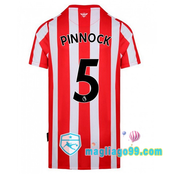 Magliago - Passione Maglie Thai Affidabili Basso Costo Online Shop | Maglia Calcio Brentford FC (PINNOCK 5) Prima Rosso Bianco 2022/2023