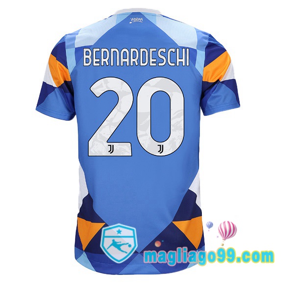 Magliago - Passione Maglie Thai Affidabili Basso Costo Online Shop | Maglia Juventus (BERNARDESCHI 20) Quattro Blu 2021/2022