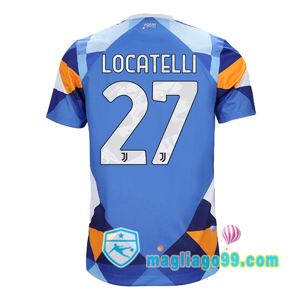 Magliago - Passione Maglie Thai Affidabili Basso Costo Online Shop | Maglia Juventus (LOCATELLI 27) Quattro Blu 2021/2022