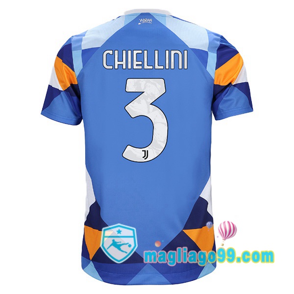 Magliago - Passione Maglie Thai Affidabili Basso Costo Online Shop | Maglia Juventus (CHIELLINI 3) Quattro Blu 2021/2022