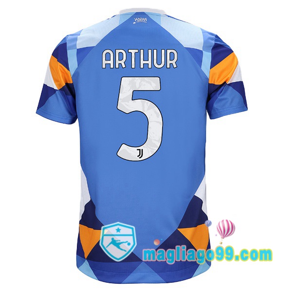 Magliago - Passione Maglie Thai Affidabili Basso Costo Online Shop | Maglia Juventus (ARTHUR 5) Quattro Blu 2021/2022