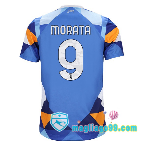 Magliago - Passione Maglie Thai Affidabili Basso Costo Online Shop | Maglia Juventus (MORATA 9) Quattro Blu 2021/2022