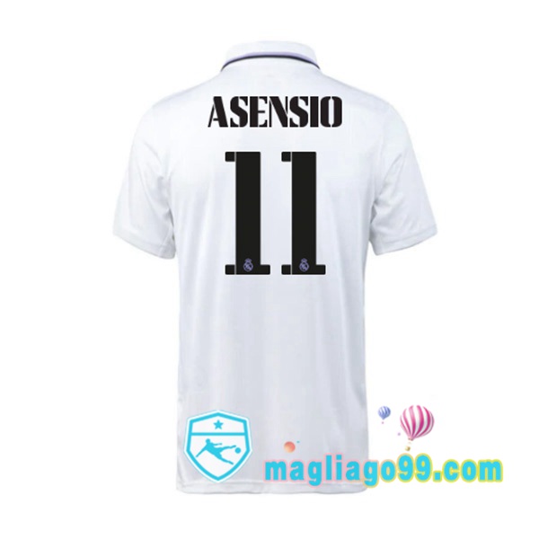 Magliago - Passione Maglie Thai Affidabili Basso Costo Online Shop | Maglia Real Madrid (Asensio 11) Prima Bianco 2022/2023