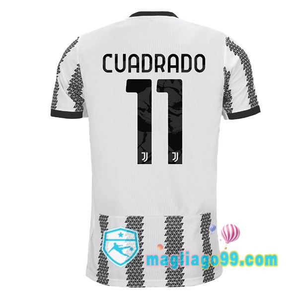Magliago - Passione Maglie Thai Affidabili Basso Costo Online Shop | Maglia Juventus (CUADRADO 11) Prima Bianco Nero 2022/2023