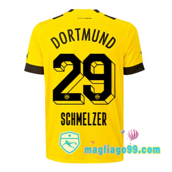 Magliago - Passione Maglie Thai Affidabili Basso Costo Online Shop | Maglia Dortmund BVB (Schmelzer 29) Prima Giallo 2022/2023