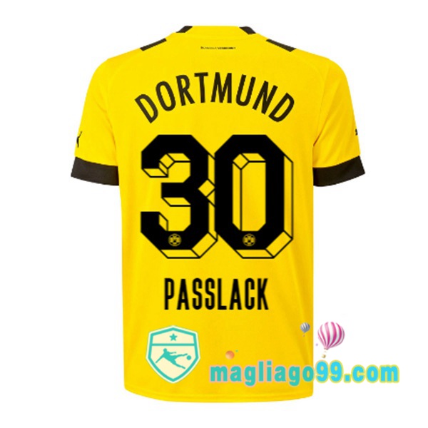 Magliago - Passione Maglie Thai Affidabili Basso Costo Online Shop | Maglia Dortmund BVB (Passlack 30) Prima Giallo 2022/2023